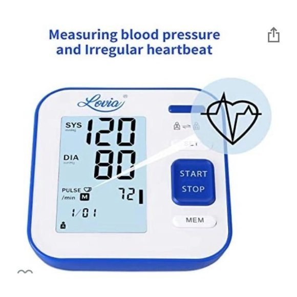 Bath & Body Blood Pressure Monitor Upper Arm Lovia Accurate Poshmark